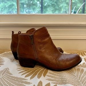 Basel Leather Flat Bootie by lucky